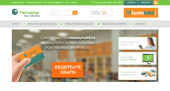 Desktop Screenshot of farmaciassanmartin.com